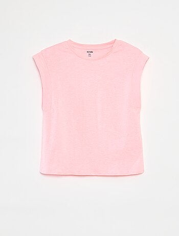 Camiseta lisa sin mangas