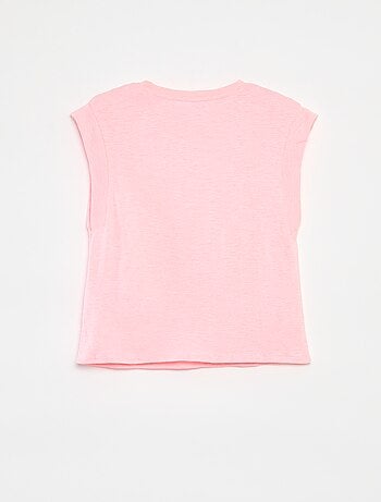 Camiseta lisa sin mangas
