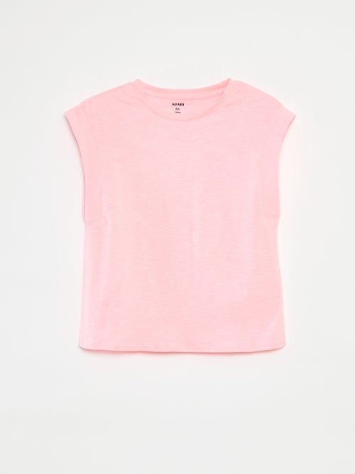 Camiseta lisa sin mangas - Kiabi