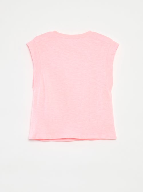 Camiseta lisa sin mangas - Kiabi