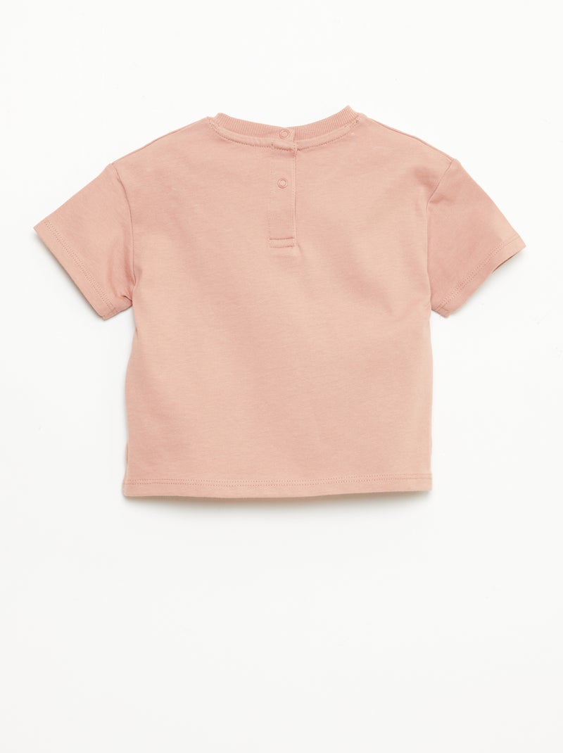 Camiseta lisa sin mangas Rosa - Kiabi