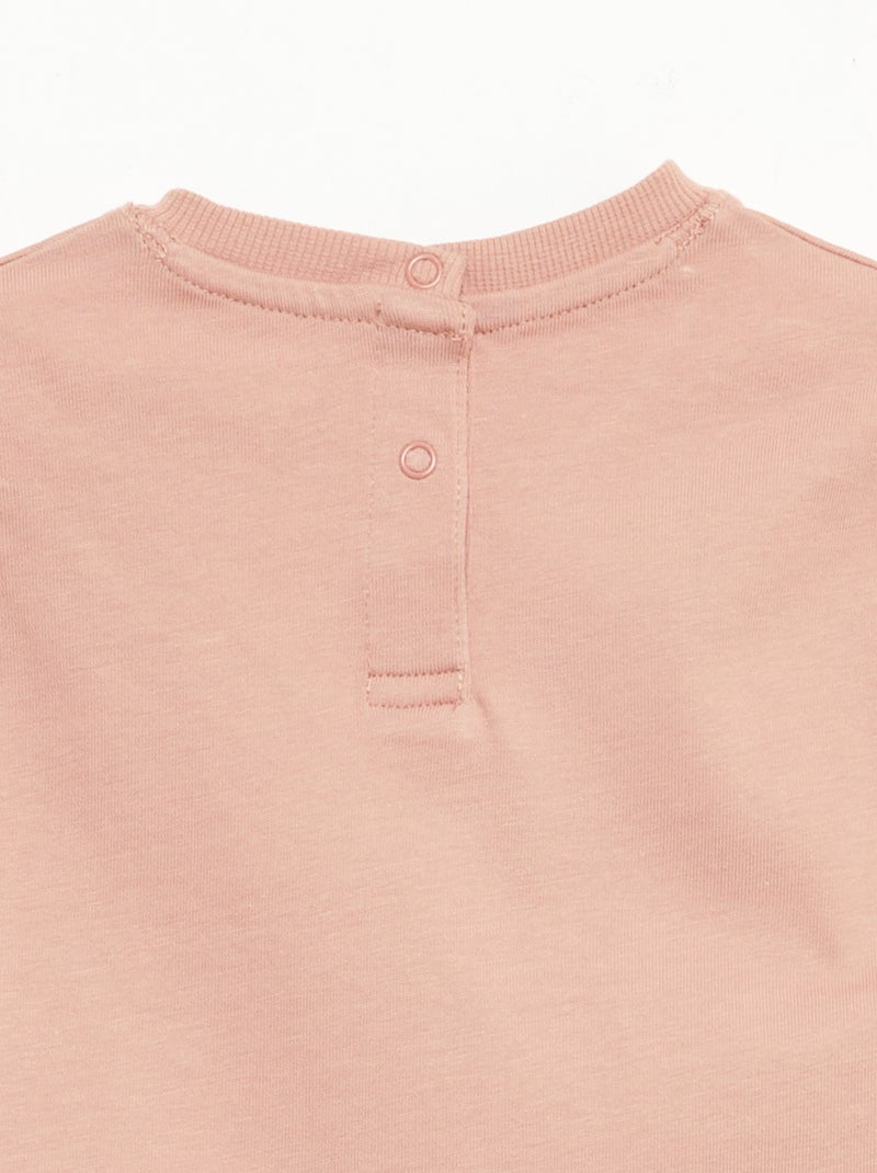 Camiseta lisa sin mangas Rosa - Kiabi