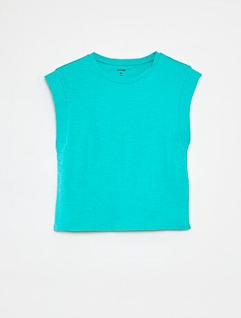 Camiseta lisa sin mangas
