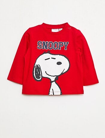 Camiseta lisa 'Snoopy' de algodón