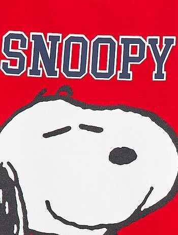 Camiseta lisa 'Snoopy' de algodón