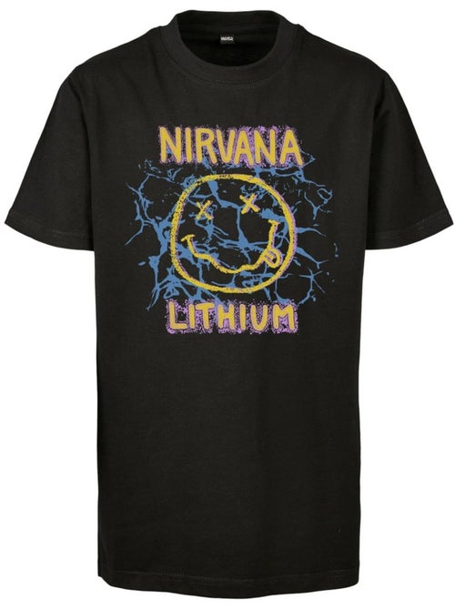 Camiseta lithium diseño nirvana para niños/niñas - mister tee - Kiabi