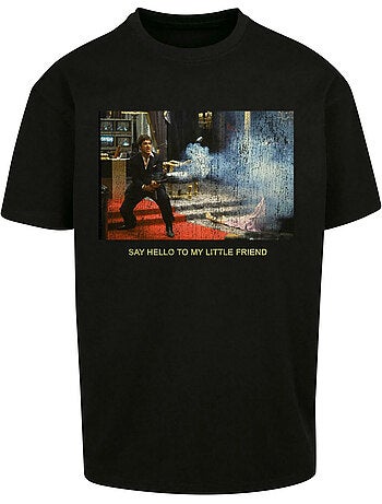 Camiseta little friend diseño scarface para hombre - mister tee