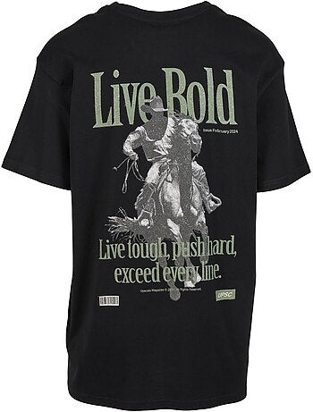 Camiseta live bold para hombre - mister tee
