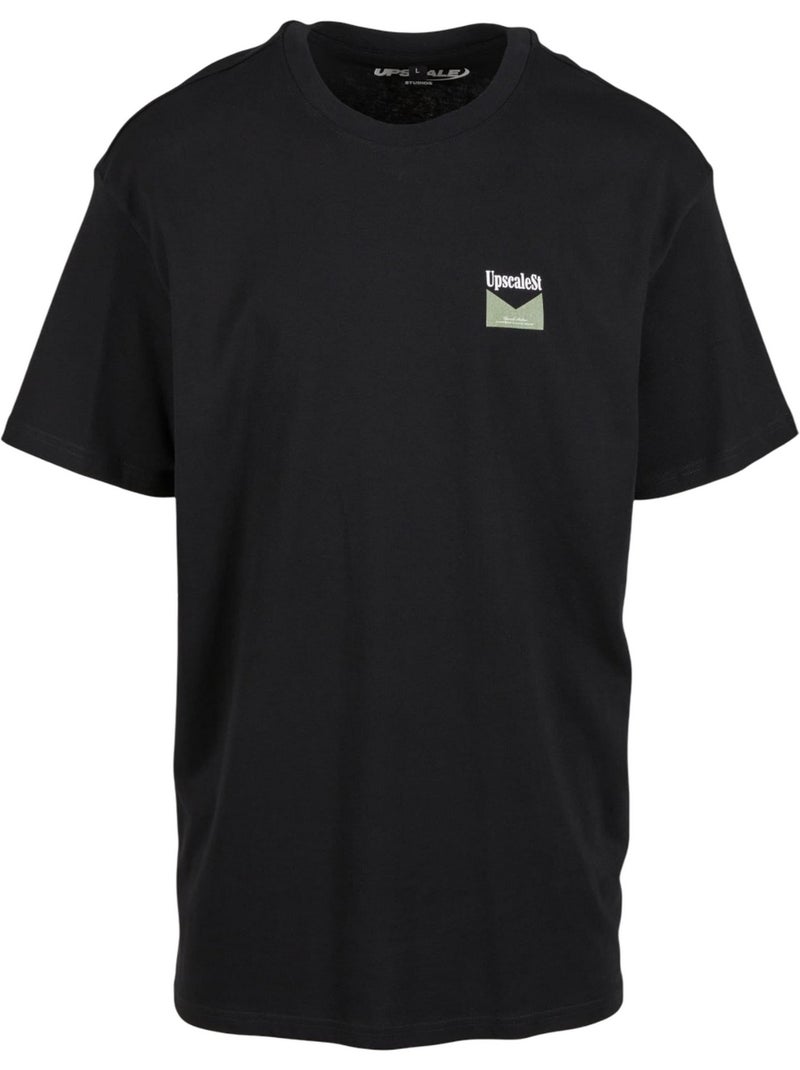 Camiseta live bold para hombre - mister tee Negro - Kiabi