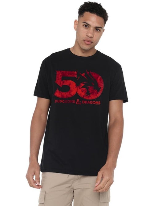 Camiseta logotipo apilado 50 para hombre - dungeons & dragons - Kiabi