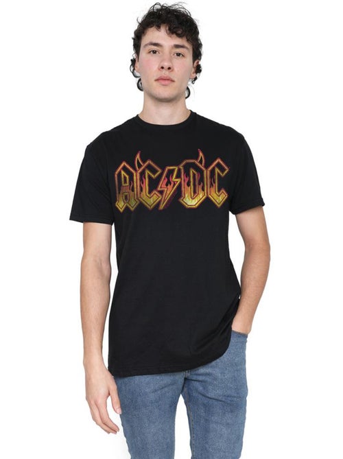 Camiseta logotipo de fuego para hombre - acdc - Kiabi Camiseta logotipo de fuego para hombre - acdc - Kiabi