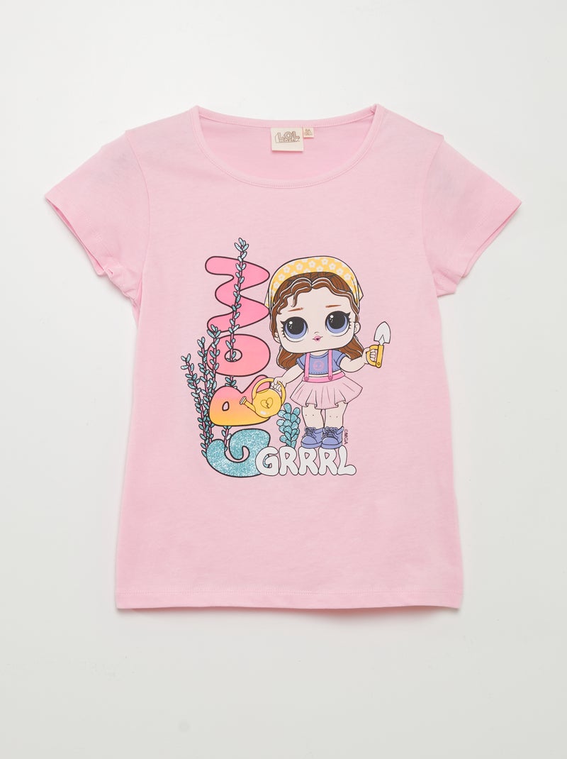 Camiseta 'LOL Surprise' ROSA - Kiabi