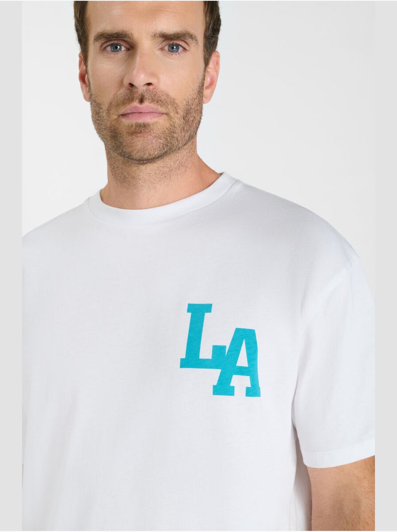Camiseta Lom «Le Temps des cerises» Blanco - Kiabi