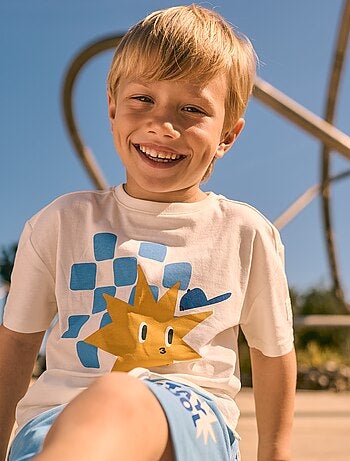 Camiseta loose con adorno - Grafik Edition