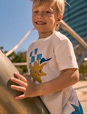 Camiseta loose con adorno - Grafik Edition