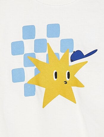 Camiseta loose con adorno - Grafik Edition