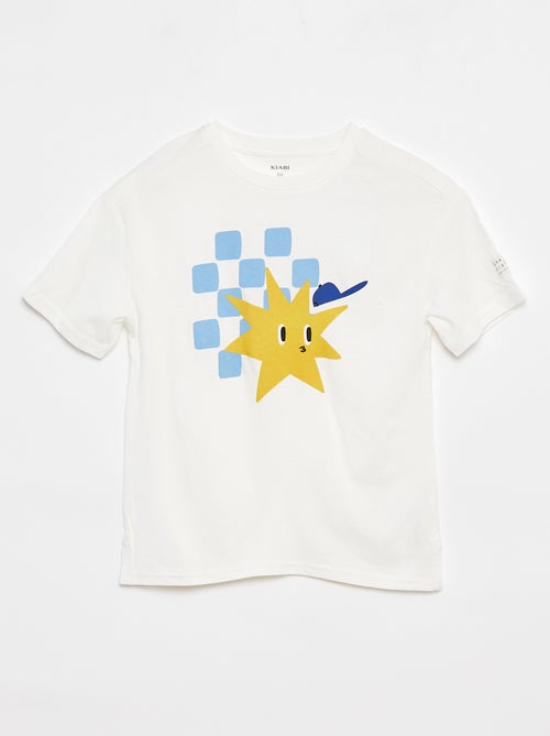 Camiseta loose con adorno - Grafik Edition - Kiabi