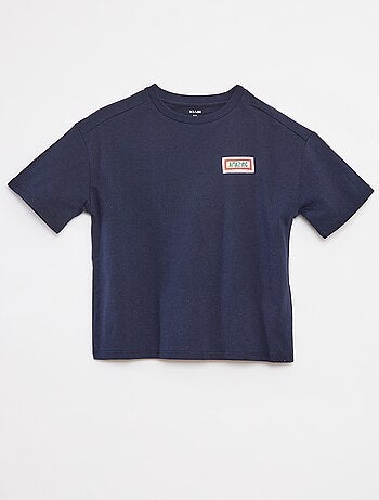 Camiseta loose de manga corta