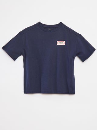 Camiseta loose de manga corta