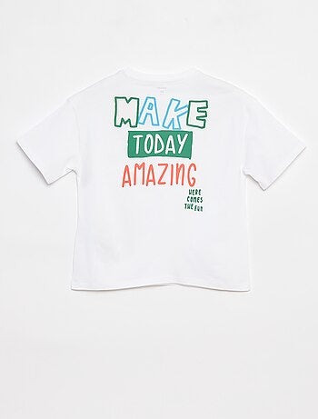 Camiseta loose de manga corta