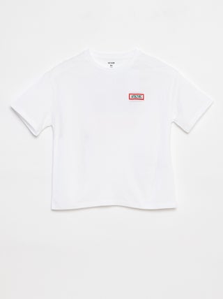 Camiseta loose de manga corta