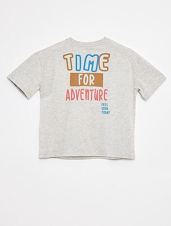 Camiseta loose de manga corta