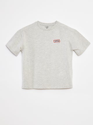 Camiseta loose de manga corta