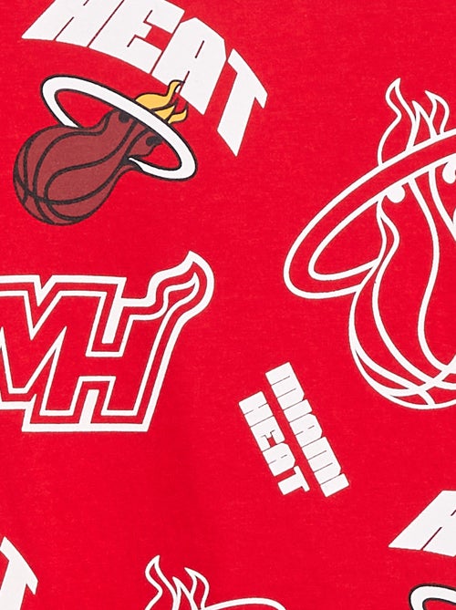 Camiseta loose de manga corta 'NBA' - Kiabi