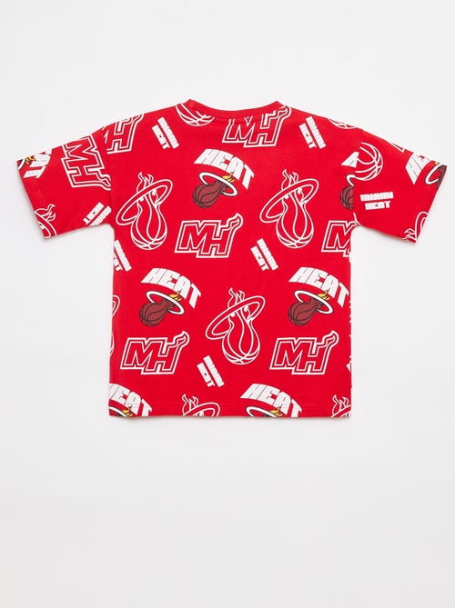 Camiseta loose de manga corta 'NBA' - Kiabi