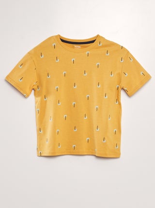 Camiseta loose estampada