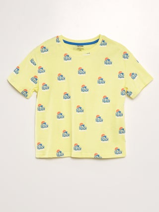 Camiseta loose estampada