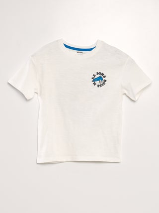 Camiseta loose estampada