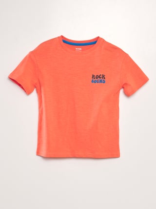 Camiseta loose estampada