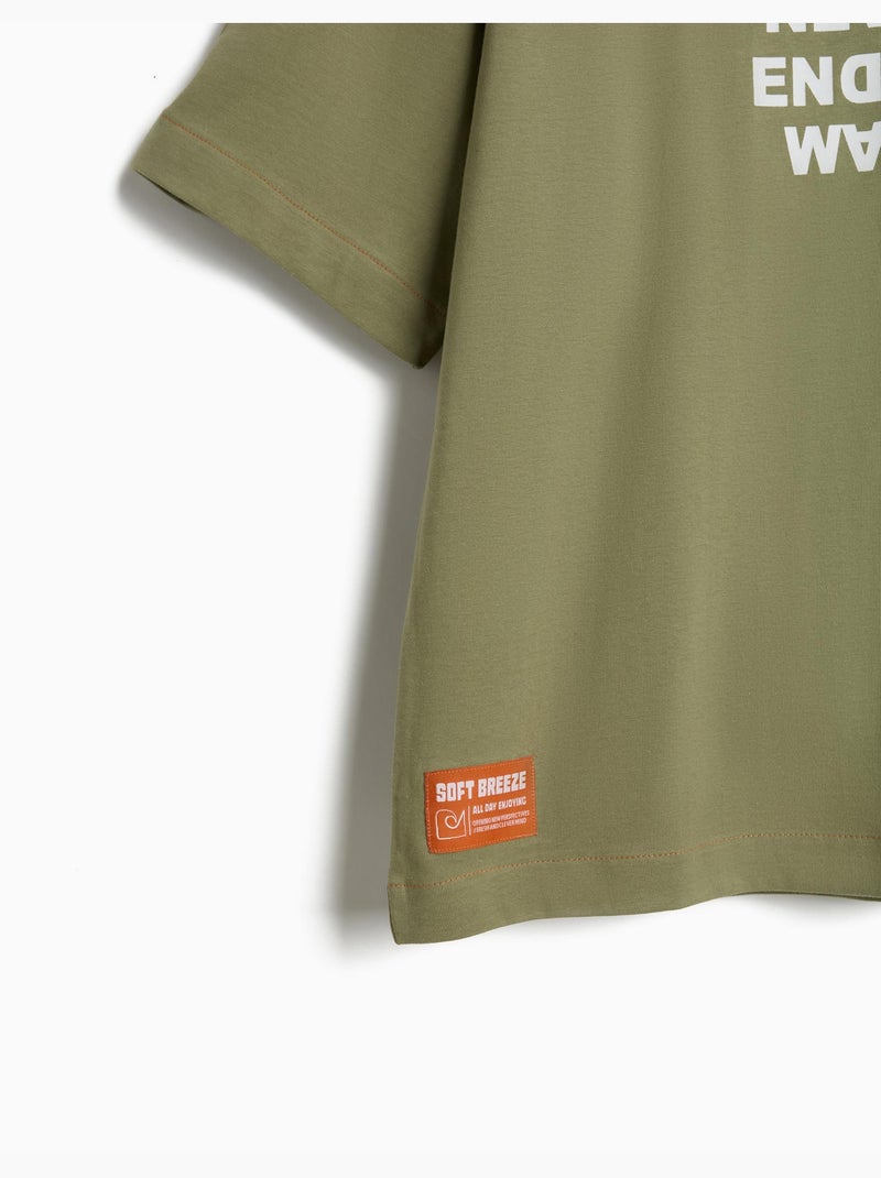 Camiseta loose fit, MO Fashion Verde - Kiabi