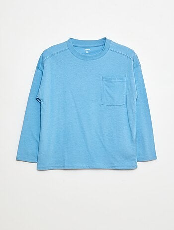 Camiseta loose lisa