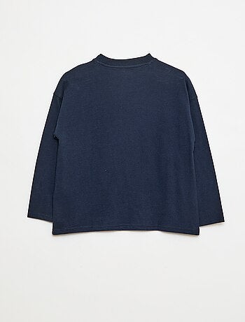 Camiseta loose lisa