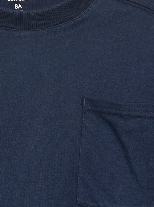 Camiseta loose lisa - Kiabi