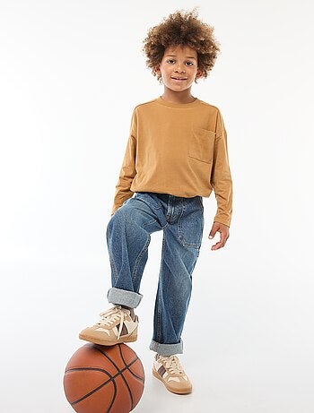 Camiseta loose lisa