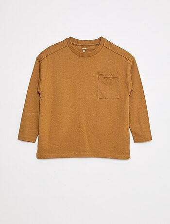 Camiseta loose lisa