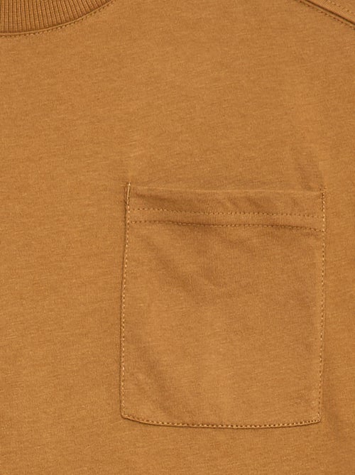 Camiseta loose lisa - Kiabi