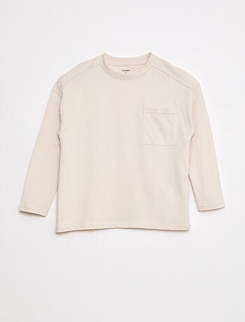 Camiseta loose lisa