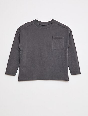 Camiseta loose lisa