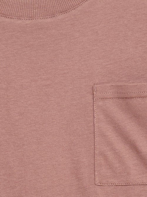 Camiseta loose lisa - Kiabi