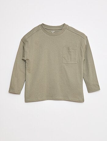 Camiseta loose lisa