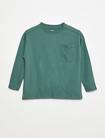 Camiseta loose lisa