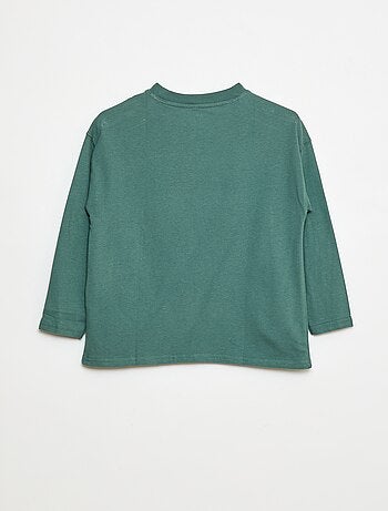 Camiseta loose lisa
