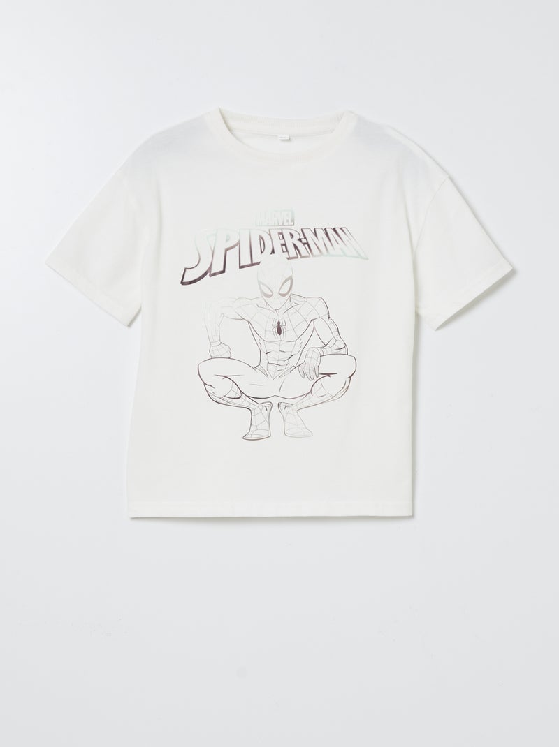 Camiseta loose 'Spider-Man' de 'Marvel' BEIGE - Kiabi