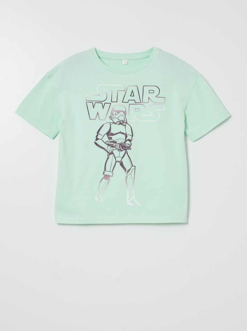 Camiseta loose 'Star Wars' VERDE - Kiabi