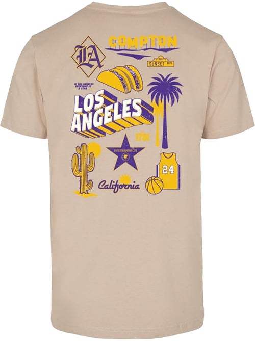 Camiseta los angeles city diseño estampado en espalda para hombre - mister tee - Kiabi
