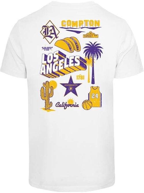 Camiseta los angeles city diseño estampado en espalda para hombre - mister tee - Kiabi